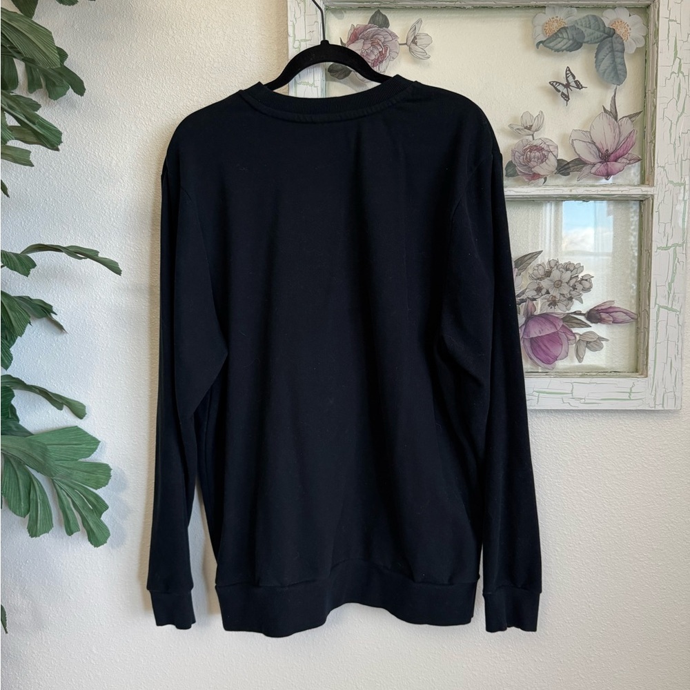Disneyland Gold Castle Graphic Sweatshirt Black Size L - Picture 4 of 4